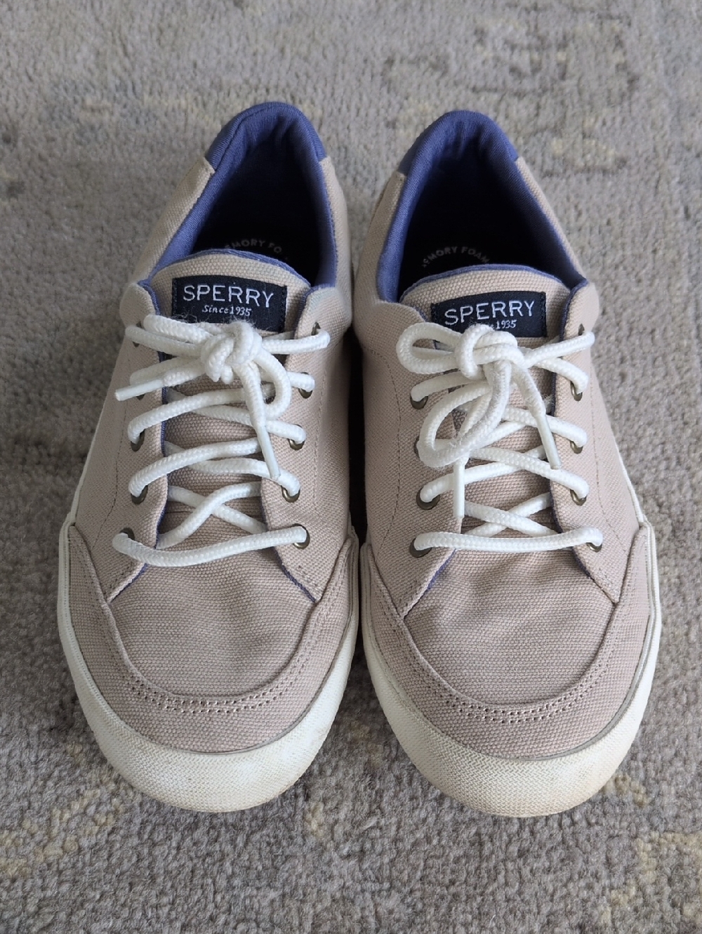 Sperry Tan Canvas Shoes